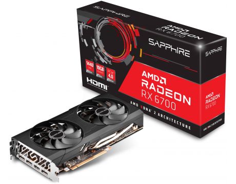 SAPPHIRE Radeon RX 6700 10GB OC на супер цени