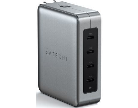 SATECHI GaN Travel Charger 145W, сив на супер цени