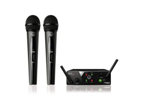 JBL AKG WMS40 Mini Dual Vocal Set, черен на супер цени