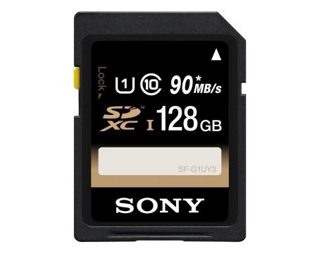 128GB SDXC Sony SFG1U, черен на супер цени