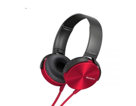 Sony MDR-XB450AP, червен на супер цени