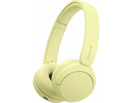 Sony WH-CH520, жълт на супер цени