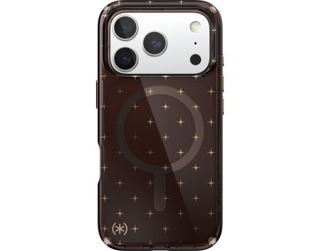 Speck Presidio Lux Glitter MagSafe за Apple iPhone 17 Pro, черен на супер цени