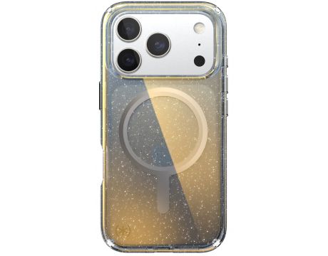 Speck Presidio Lux Glitter MagSafe за Apple iPhone 17 Pro, прозрачен/златист на супер цени