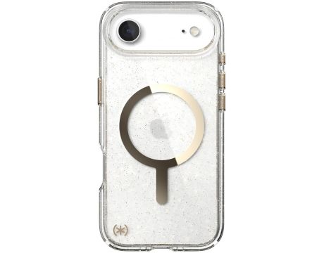 Speck Presidio Lux Glitter MagSafe за Apple iPhone Air, прозрачен/златист на супер цени