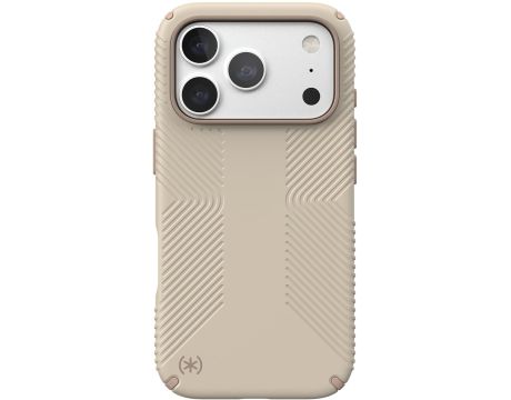 Speck Presidio2 Grip MagSafe за Apple iPhone 18 Pro/ 17 Pro, бежов на супер цени