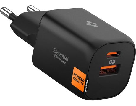 Spigen Essential 35W, черен на супер цени