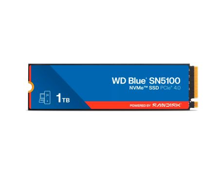1TB SSD WD Blue SN5100 Powered by SanDisk на супер цени