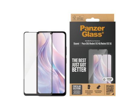 PanzerGlass UWF за Xiaomi Redmi 13C/ 13C 5G/ Poco C65 на супер цени