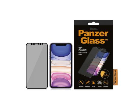 PanzerGlass Case Friendly за Apple iPhone XR/11, прозрачен/черен на супер цени