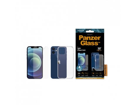 PanzerGlass ClearSoftCase за Apple iPhone 12 mini, прозрачен на супер цени