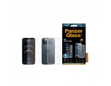 PanzerGlass ClearCase за Apple iPhone 12  Pro Max, прозрачен на супер цени