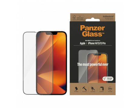 PanzerGlass Ultra-Wide Fit за Apple iPhone 14/13/13 Pro на супер цени