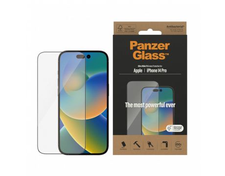 PanzerGlass Ultra-Wide Fit за Apple iPhone 14 Pro на супер цени