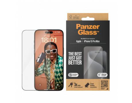PanzerGlass UWF за Apple iPhone 15 Pro Max на супер цени