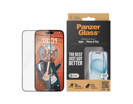 PanzerGlass UWF за Apple iPhone 15 Plus на супер цени