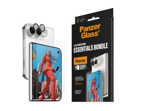 PanzerGlass 2-in-1 Essentials Bundle за Apple iPhone Duo на супер цени