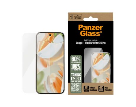 PanzerGlass UWF Antibacterial за Google Pixel 10/ 10 Pro/ 9/ 9 Pro на супер цени