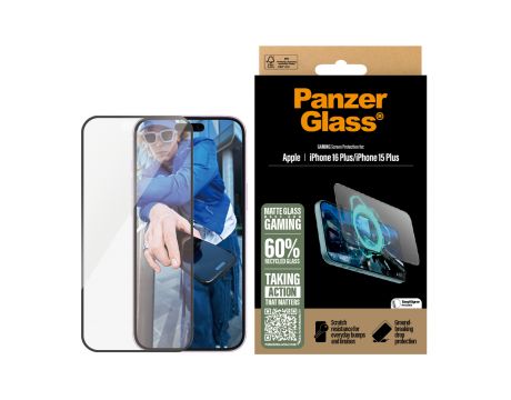 PanzerGlass UWF Gaming за Apple iPhone 16 Plus/ 15 Plus на супер цени