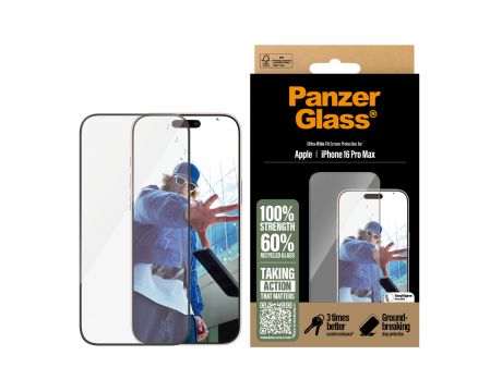 PanzerGlass Ultra-Wide Fit за Apple iPhone 16 Pro Max на супер цени