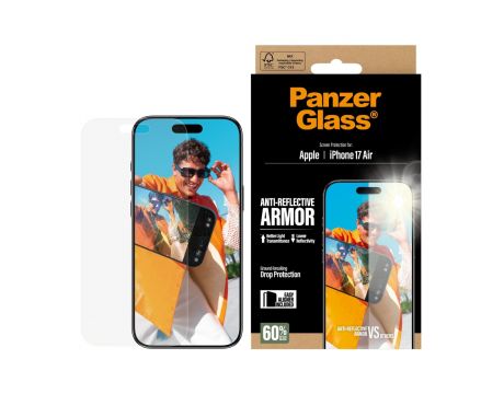 PanzerGlass Anti-Reflective Armor за Apple iPhone Air на супер цени