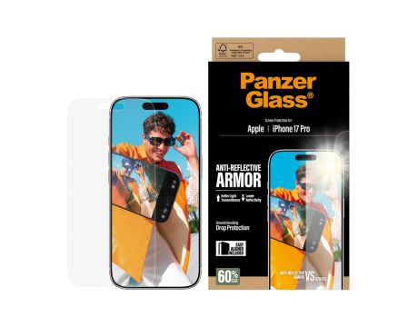 PanzerGlass Anti-Reflective Armor за Apple iPhone 17 Pro на супер цени