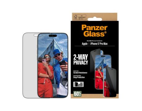 PanzerGlass UWF 2-Way Privacy за Apple iPhone 17 Pro Max на супер цени