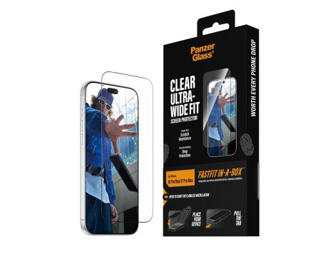 PanzerGlass Ultra-Wide Fit w. FASTFIT IN-A-BOX  за Apple iPhone 18 Pro Max/17 Pro Max на супер цени