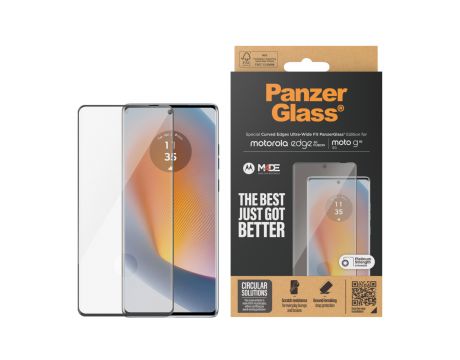 PanzerGlass UWF за Motorola Edge 50 Fusion/ Moto G85 на супер цени
