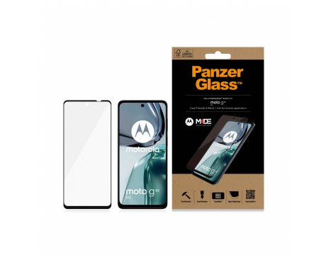 PanzerGlass Case Friendly за Motorola Moto G62, прозрачен/черен на супер цени