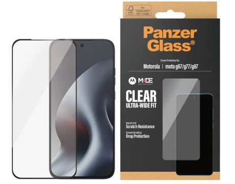 PanzerGlass за Motorola Moto G67/G77/G87 на супер цени