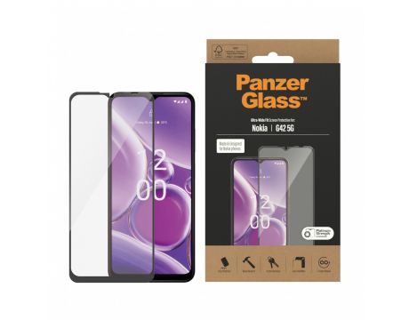 PanzerGlass CaseFriendly за Nokia G42 5G, прозрачен/черен на супер цени