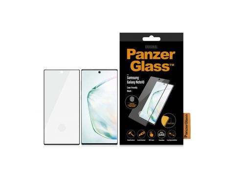 PanzerGlass CaseFriendly за Samsung Galaxy Note 10, прозрачен/черен на супер цени