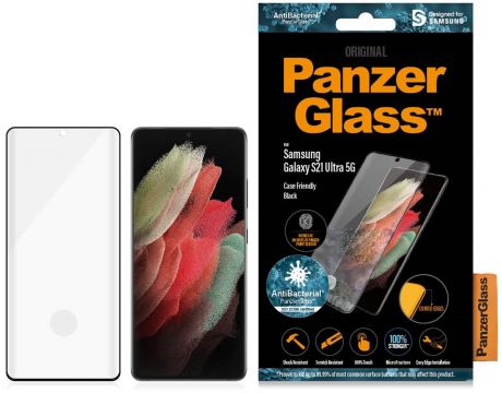 PanzerGlass CaseFriendly за Samsung Galaxy S21 Ultra 5G, прозрачен на супер цени