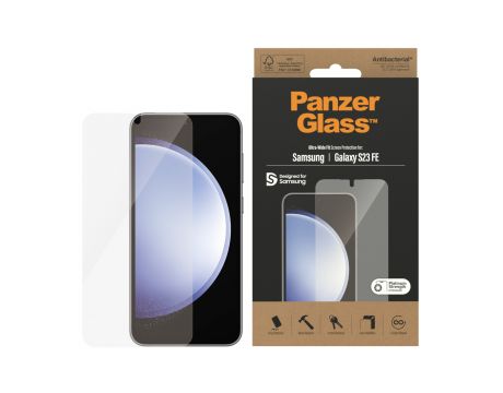 PanzerGlass CaseFriendly за Samsung Galaxy S23 FE, прозрачен на супер цени