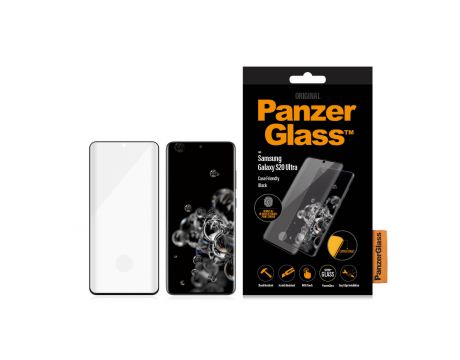 PanzerGlass CaseFriendly за Samsung Galaxy S20 Ultra, прозрачен/черен на супер цени