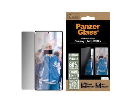 PanzerGlass UWF Privacy за Samsung Galaxy S25 Ultra на супер цени