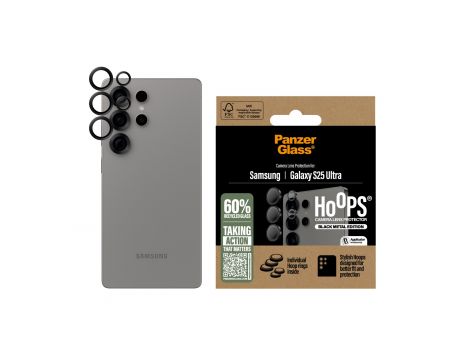 PanzerGlass Hoops за Samsung Galaxy S25 Ultra, прозрачен/черен на супер цени