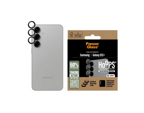 PanzerGlass Hoops за Samsung Galaxy S25+, прозрачен/черен на супер цени
