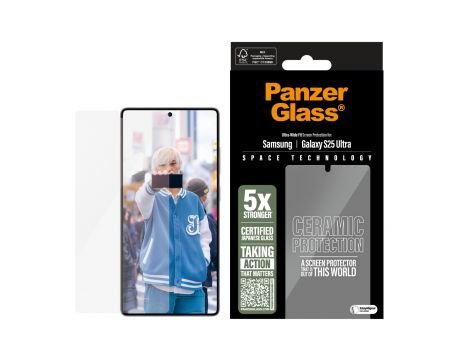 PanzerGlass UWF Ceramic за Samsung Galaxy S25 Ultra на супер цени