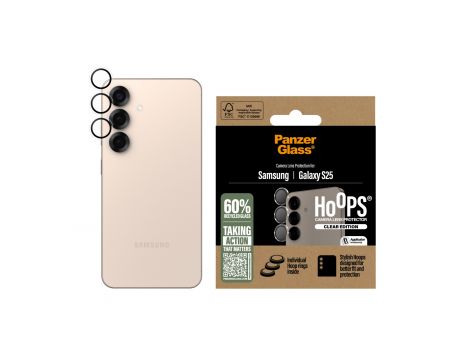 PanzerGlass Hoops за Samsung Galaxy S25+, прозрачен/черен на супер цени