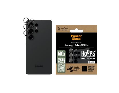PanzerGlass Hoops за Samsung Galaxy S25 Ultra, прозрачен/черен на супер цени