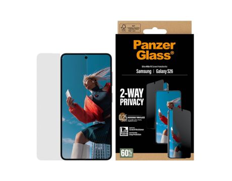 PanzerGlass 2-Way Privacy за Samsung Galaxy S26 на супер цени