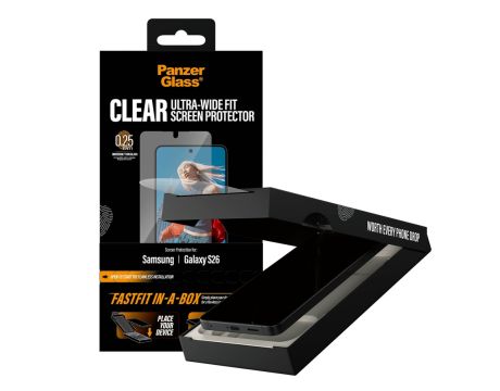 PanzerGlass UWF Clear за Samsung Galaxy S26 на супер цени