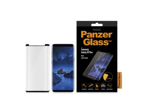 PanzerGlass Case Friendly за Samsung Galaxy S9+, прозрачен/черен на супер цени