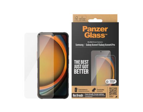PanzerGlass UWF за Samsung Xcover 7/Xcover 6 Pro, прозрачен на супер цени