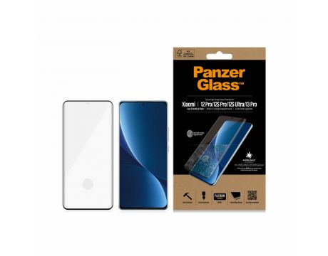 PanzerGlass CaseFriendly за Xiaomi 12 Pro/13 Pro, прозрачен/черен на супер цени