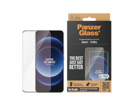 PanzerGlass UWF за Xiaomi 14 Ultra, прозрачен на супер цени