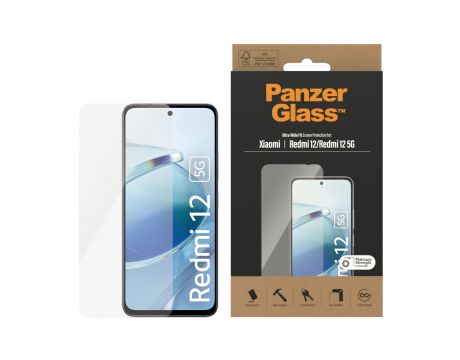 PanzerGlass за Xiaomi Redmi 12/12 5G, прозрачен на супер цени