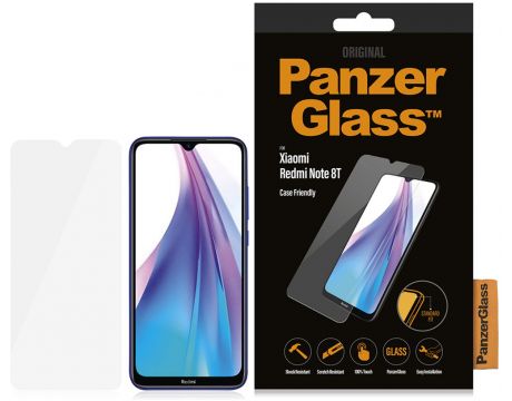 PanzerGlass CaseFriendly за Xiaomi Redmi Note 8T, прозрачен на супер цени